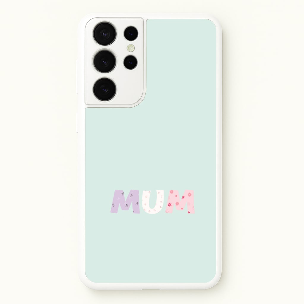Mum Patchwork Galaxy S21 Ultra Case