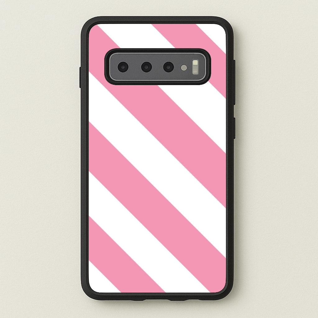 Candy Cane Stripes Galaxy S10 Plus Case