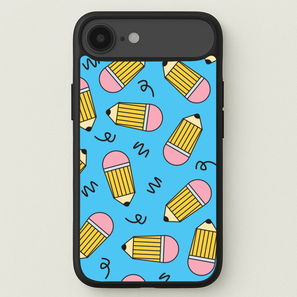 Pencils And Scribbles Pattern iPhone 17 Air Case