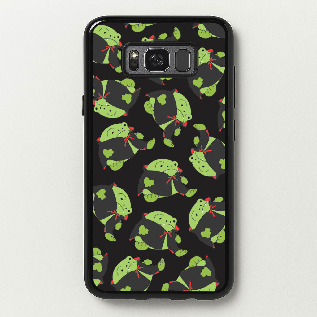Vampire Frog Pattern - Halloween Galaxy S8 Plus Case