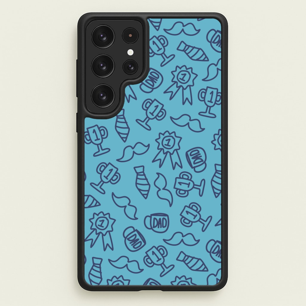 Dad Doodles Pattern Galaxy S23 Ultra Case