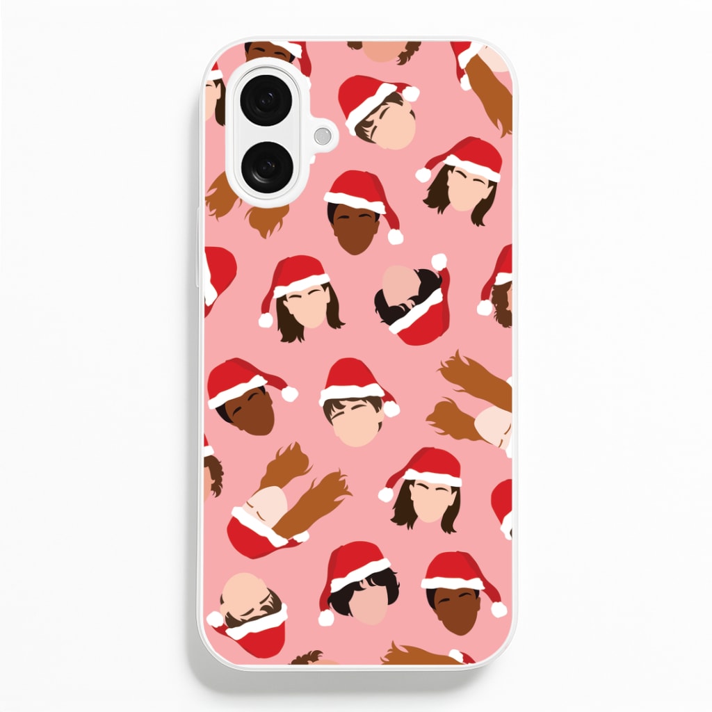 Christmas Stranger Crew Pattern iPhone 16 Plus Case