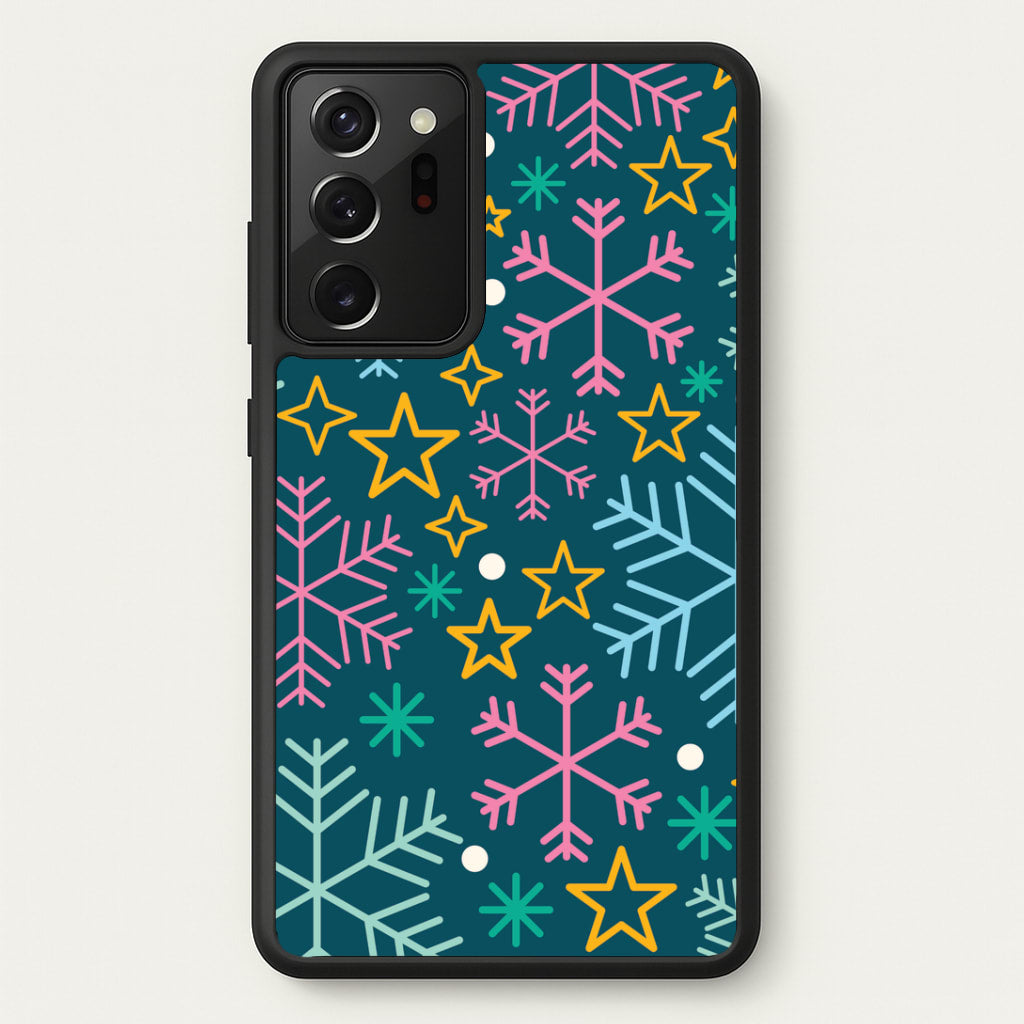 Colourful Christmas Symbols Pattern Galaxy Note 20 Ultra Case