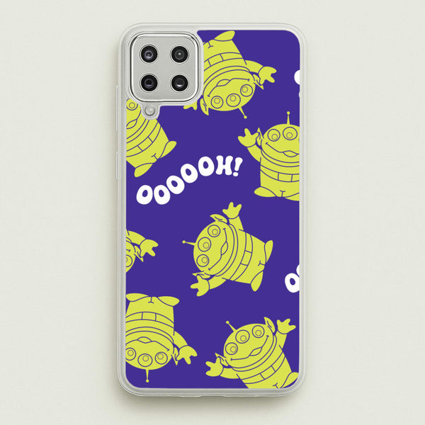 Toy Aliens Silhouette Pattern Galaxy A12 Case