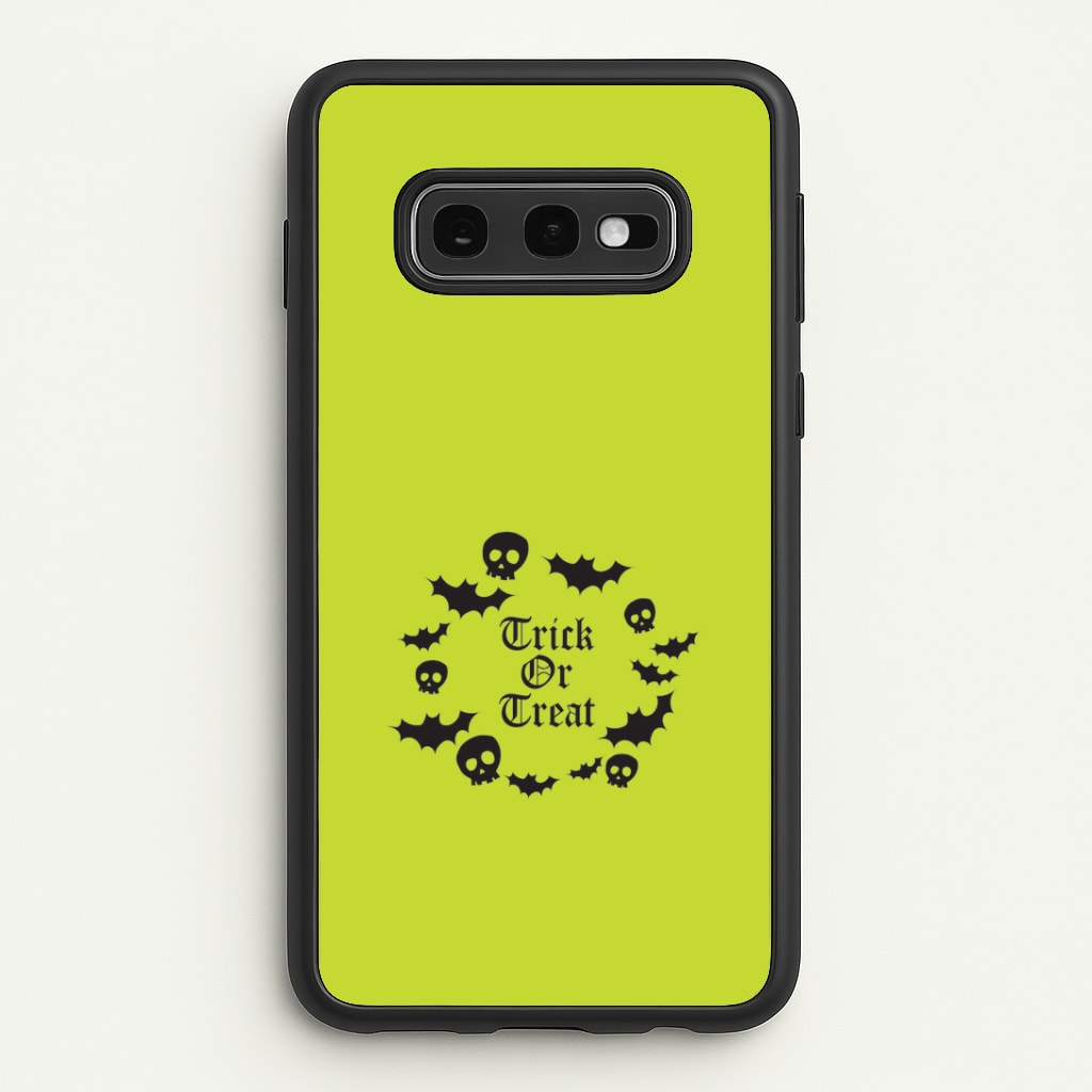 Trick Or Treat Wreath Galaxy S10e Case