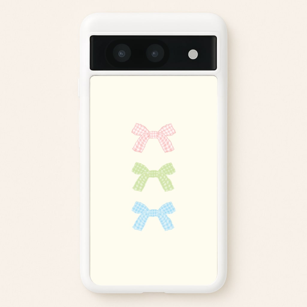 Gingham Tiered Ties Google Pixel 8a Case