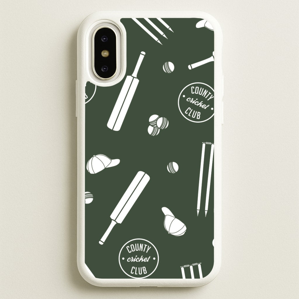 Cricket Props Pattern iPhone X / XS Case