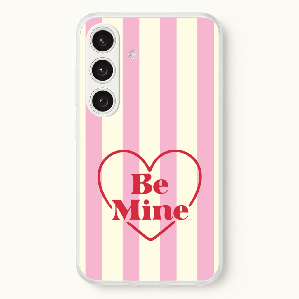 Be Mine Stripey Galaxy S24 Case