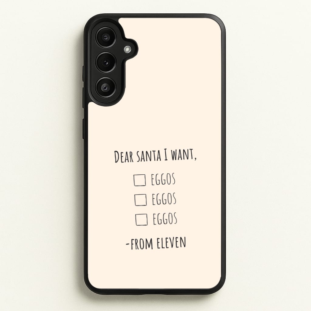 Eleven's Christmas List Galaxy A34 Case