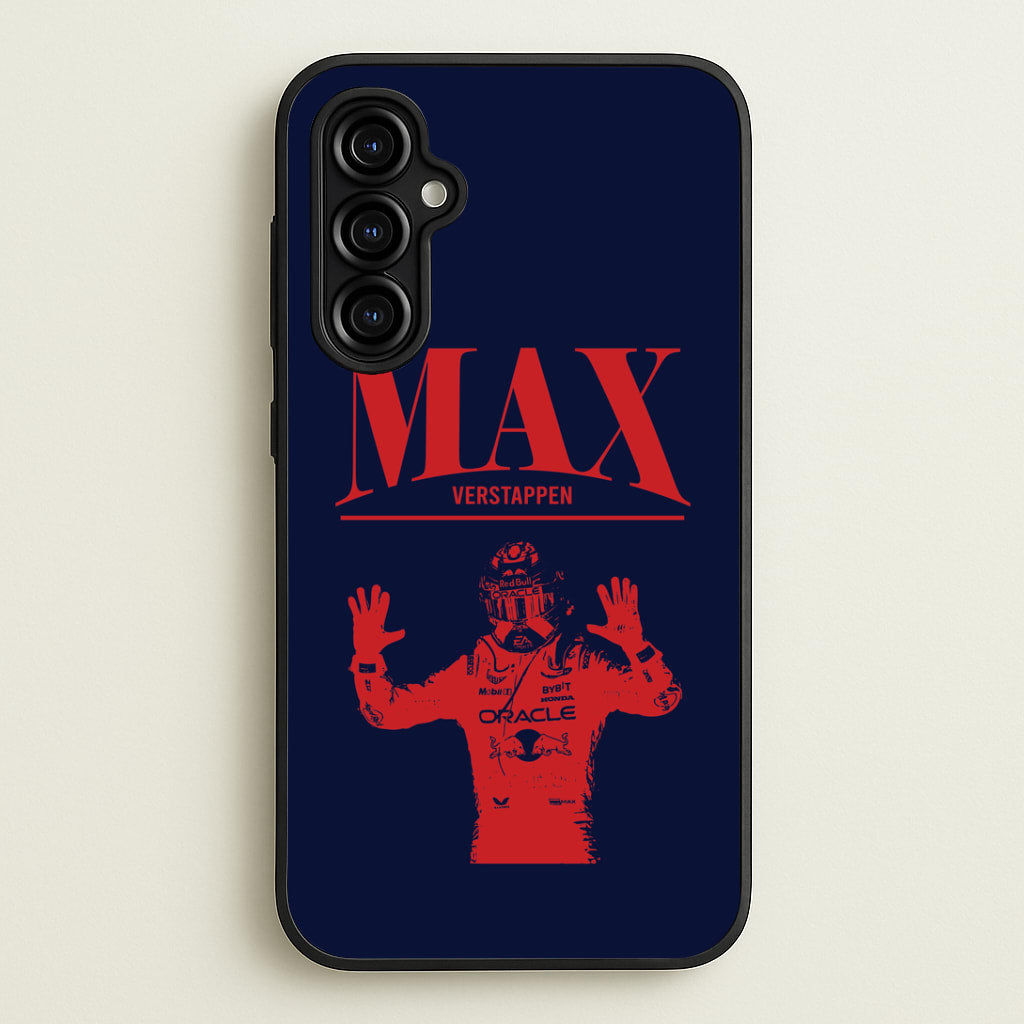 Max Blue And Red Galaxy A54 Case