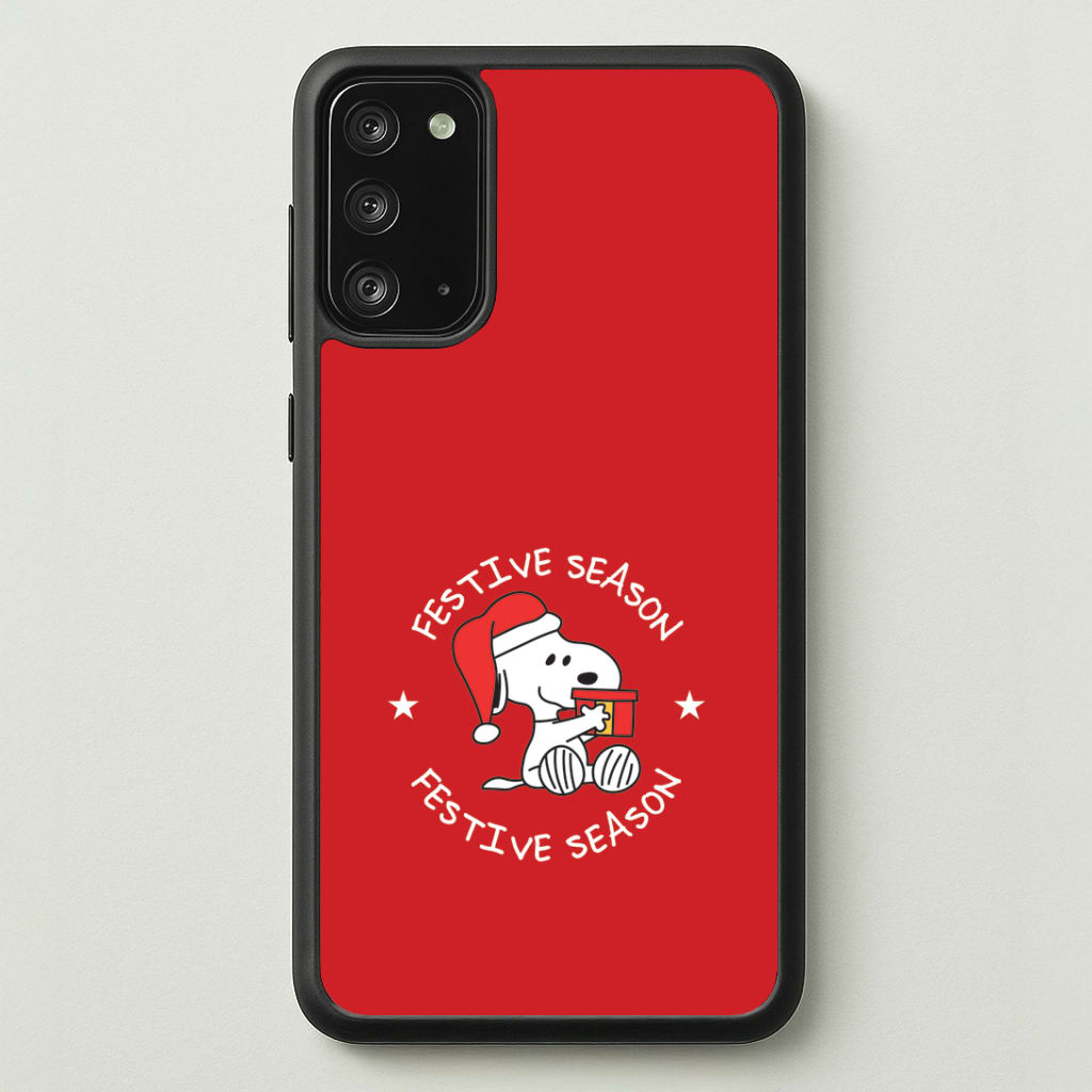 Cartoon Beagle Festive Season Galaxy Note 20 Case