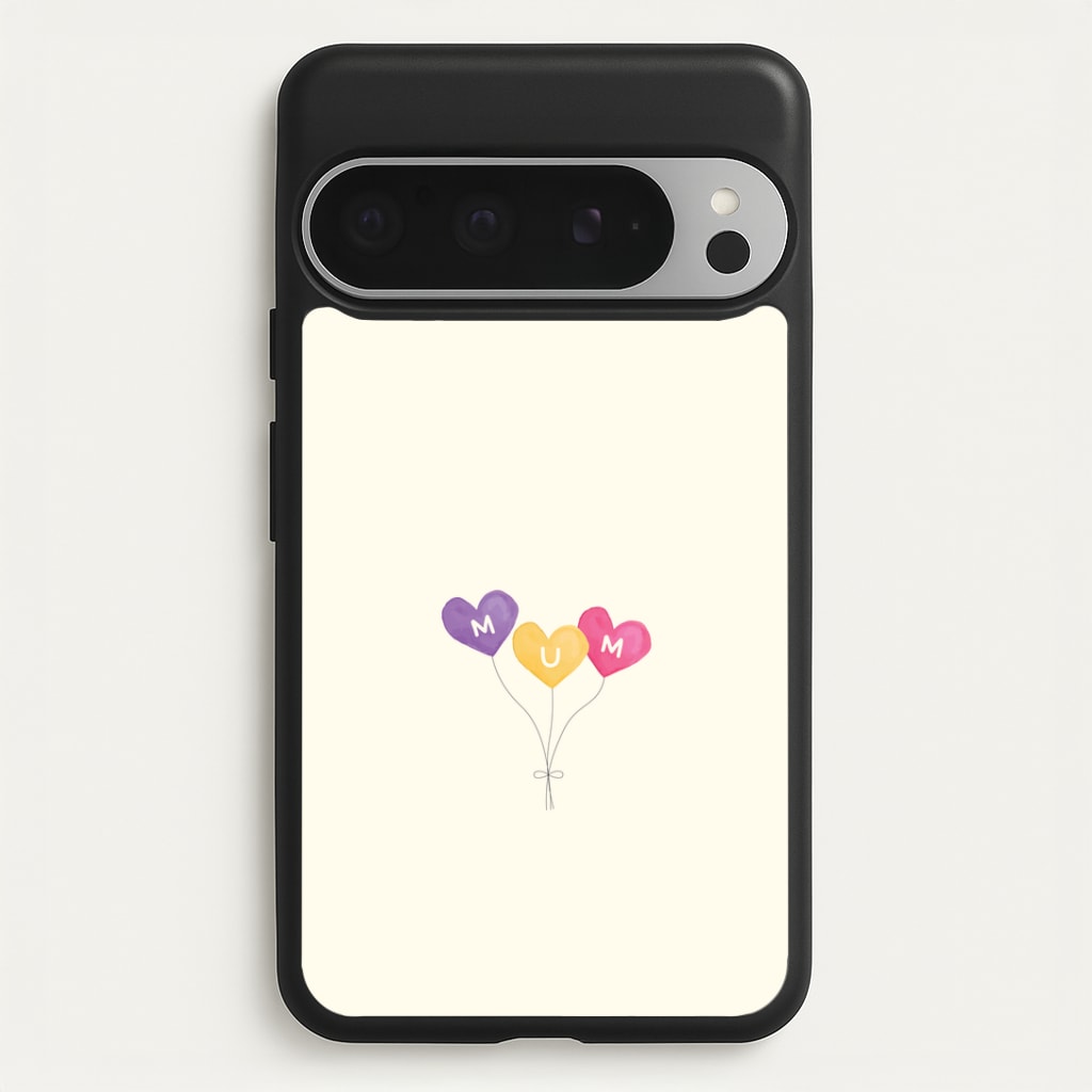 Mum Watercolour Balloons Google Pixel 9 Pro XL Case
