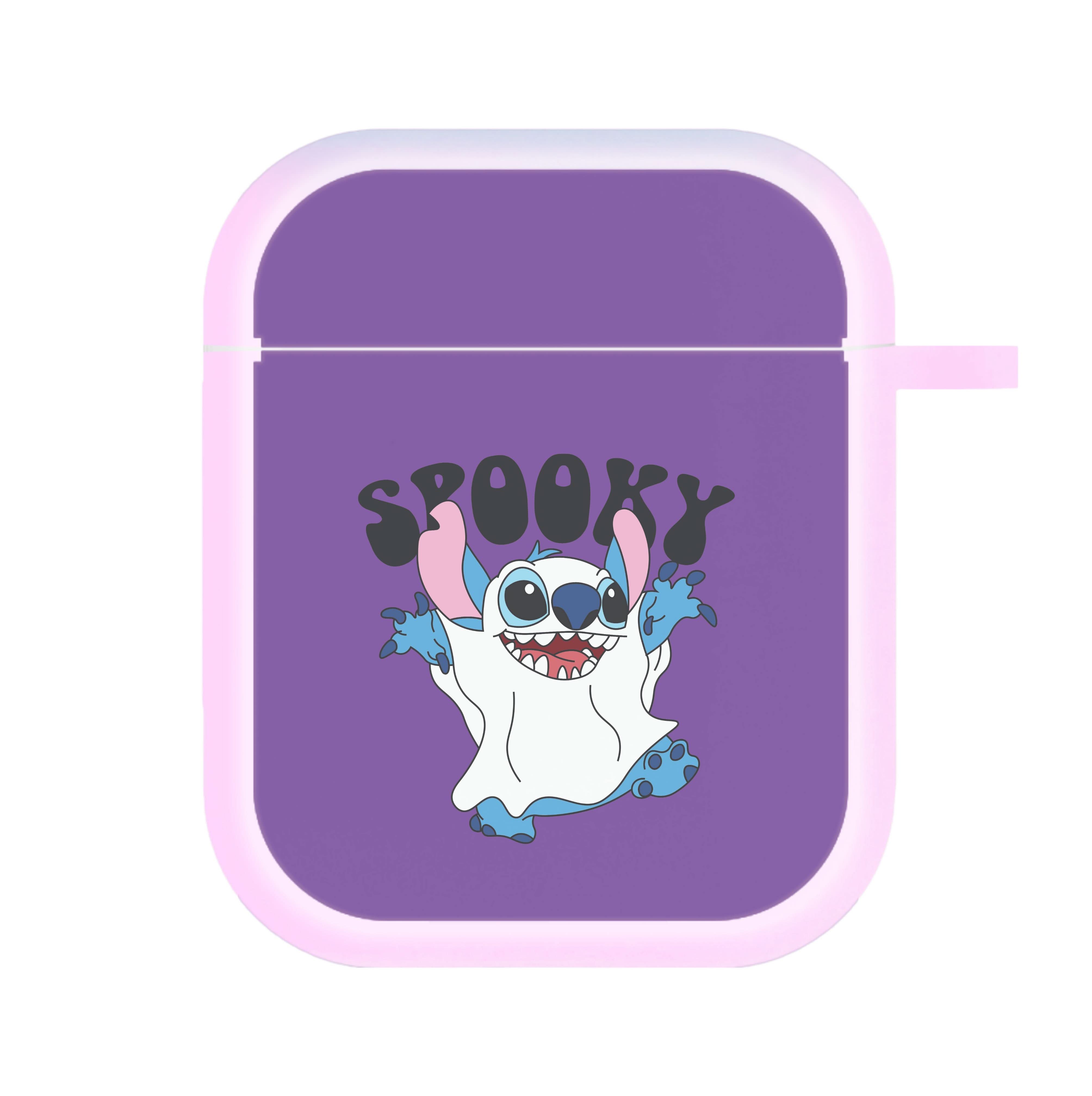 Spooky Cute Blue Alien AirPods Case