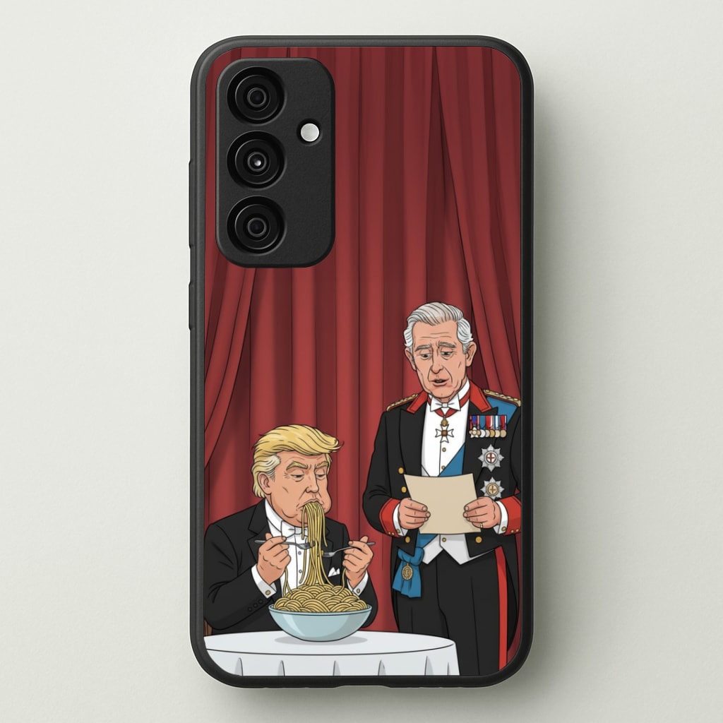 Charles & Donald's Spaghetti Galaxy A55 Case