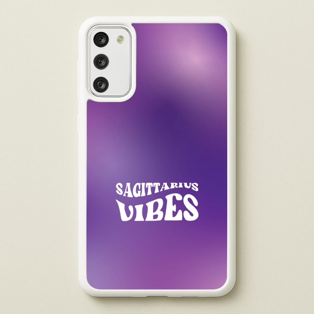 Sagittarius Vibes Gradient Zodiac Galaxy A41 Case