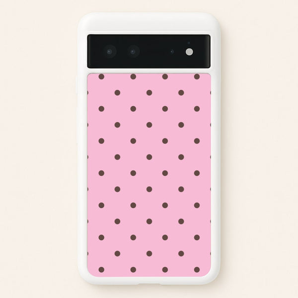 Strawberry Polka Dots Google Pixel 6 Case