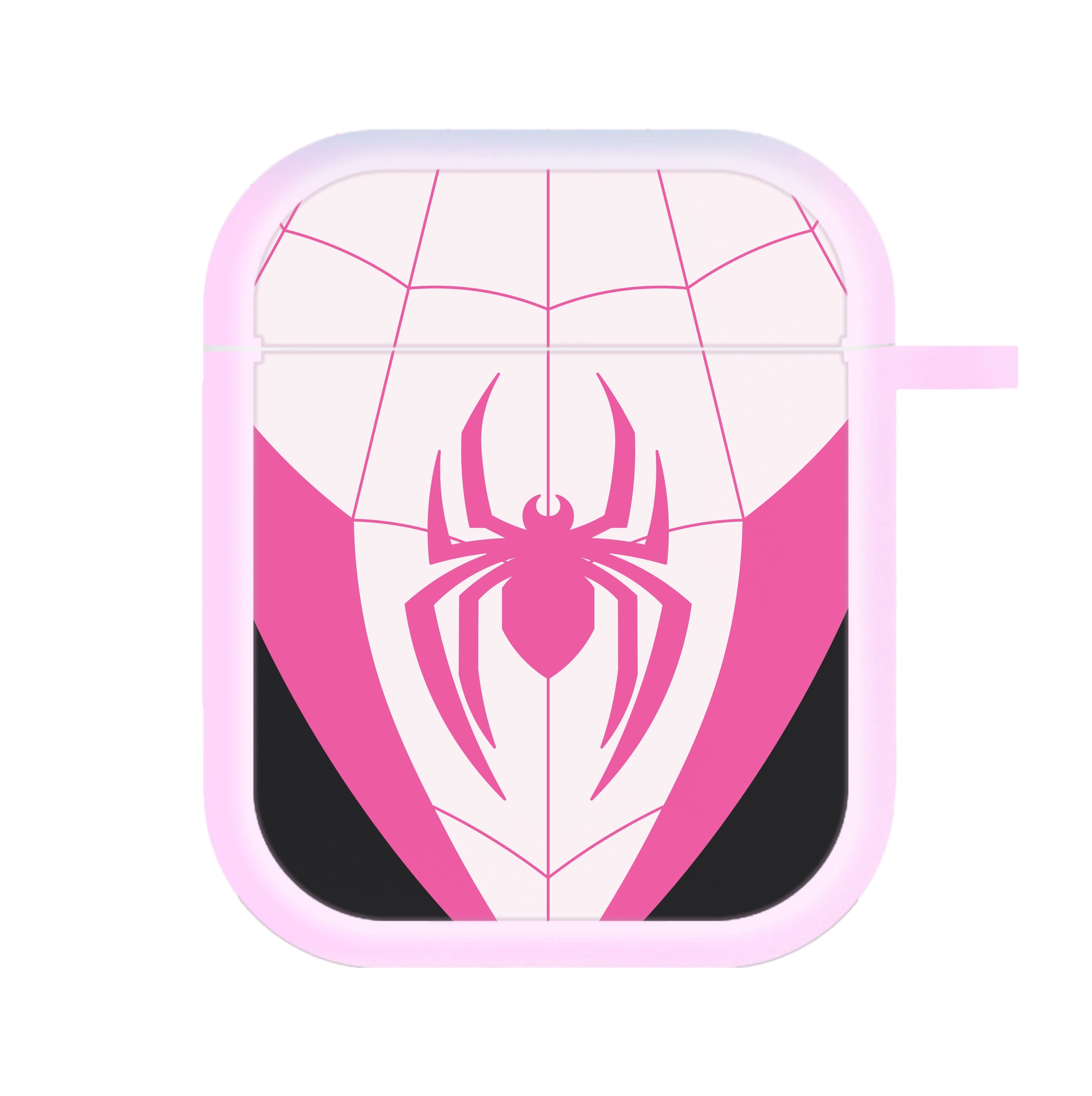 Pink And Black Spider Costume AirPods Case