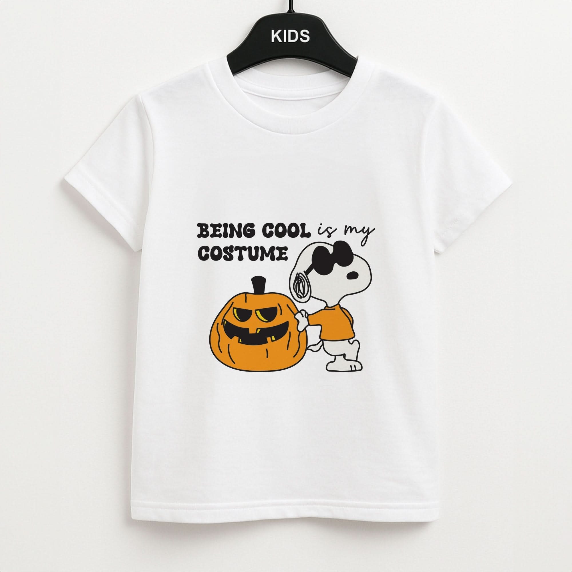 Being Cool Is My Costume Kids Unisex T-Shirt