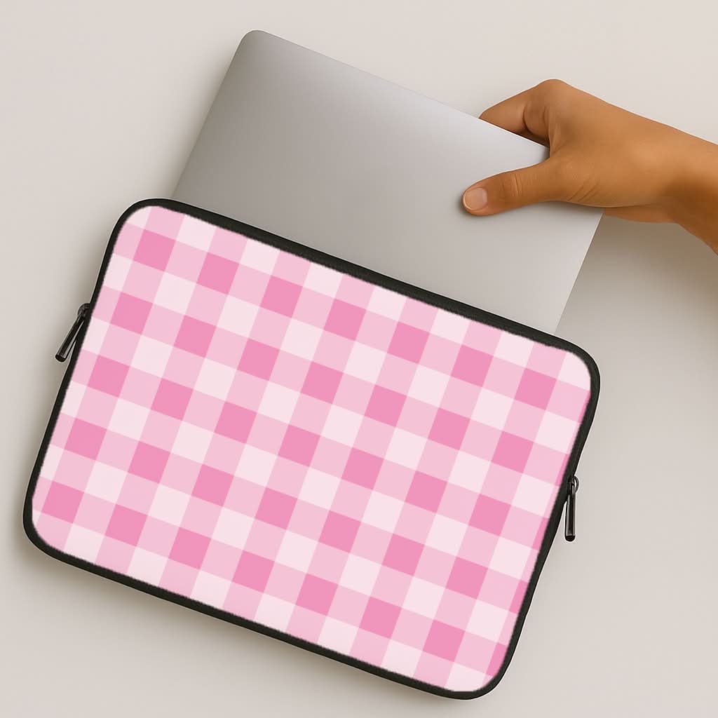 Strawberry Gingham MacBook Cover