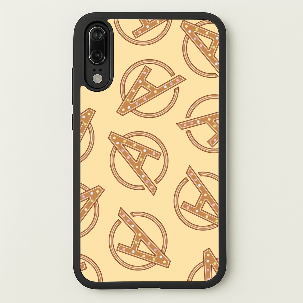 Superhero Team Gingerbread Pattern Huawei P20 Case