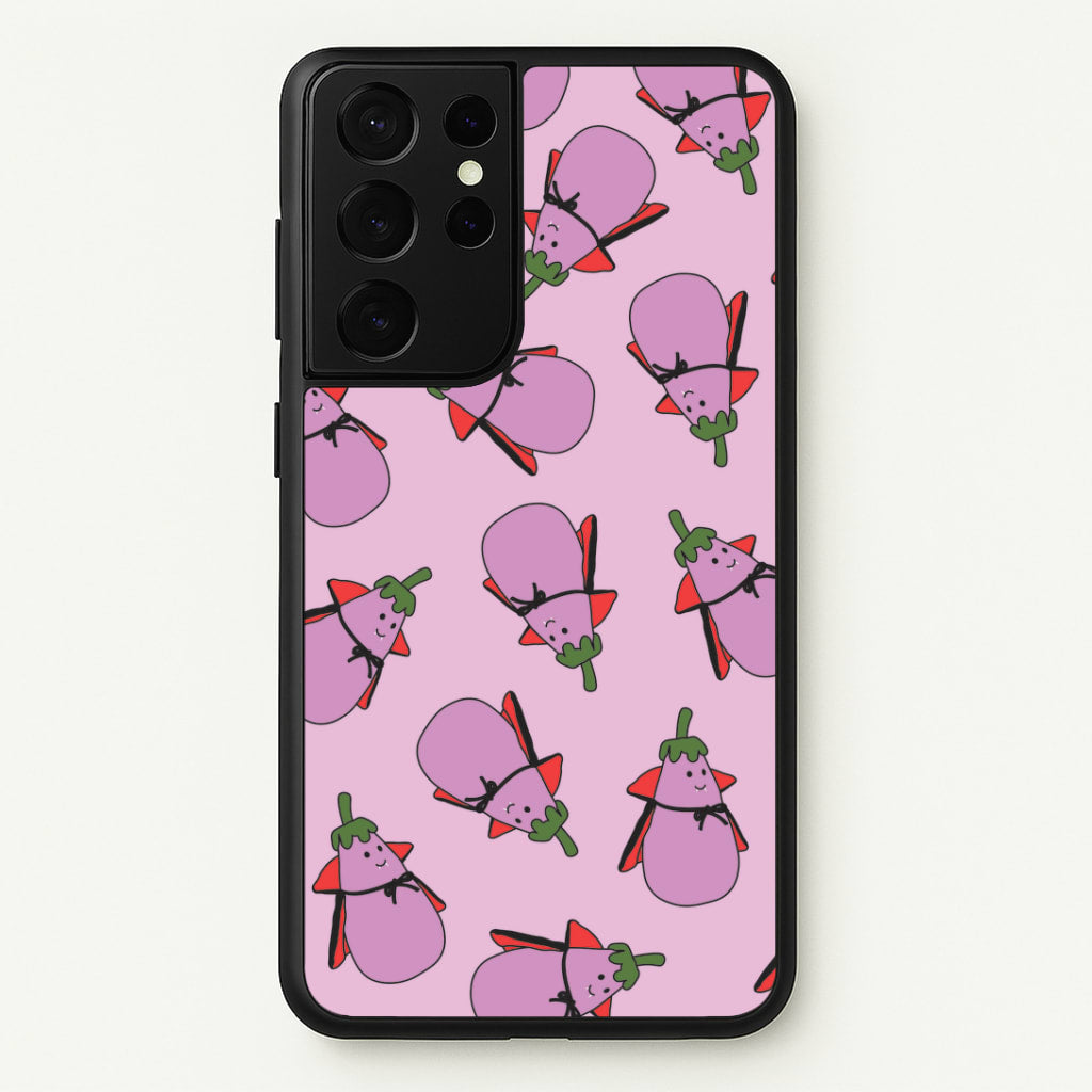 Vampire Vegetable Pattern - Halloween Galaxy S21 Ultra Case