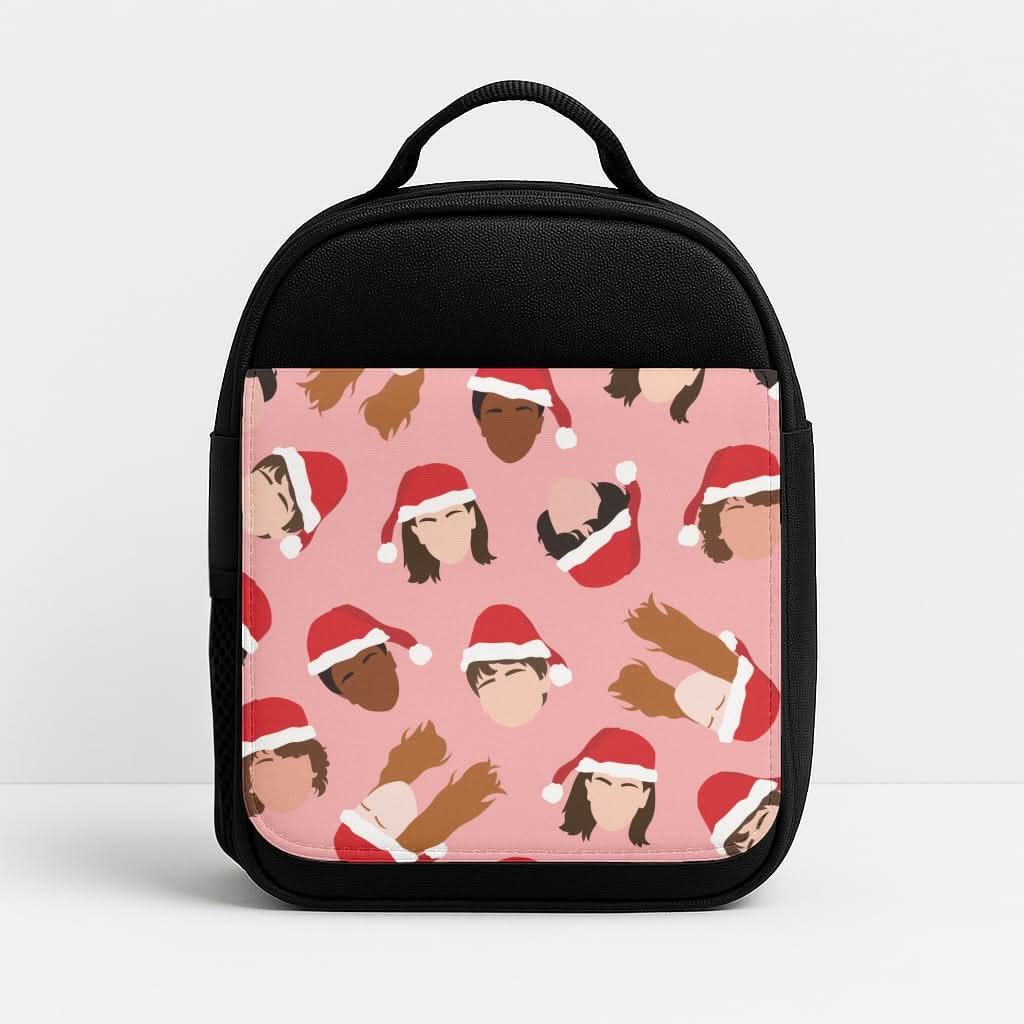 Christmas Stranger Crew Pattern Insulated Lunch Bag