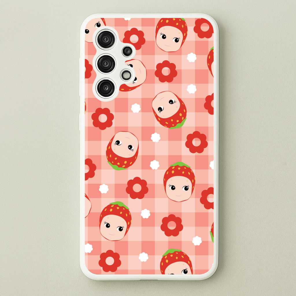 Strawberry Angel Pattern Galaxy A13 Case