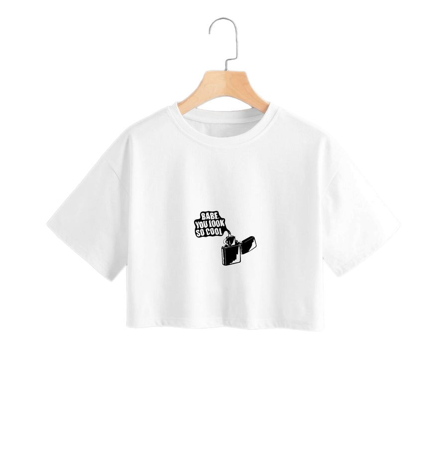 Babe, You Look So Cool - The 1975  Crop Top