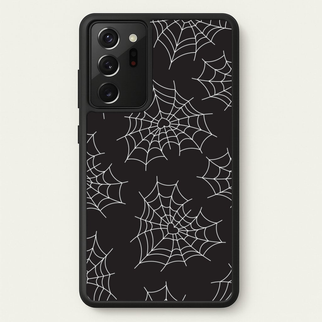 Spiderweb Hearts Pattern Galaxy Note 20 Ultra Case