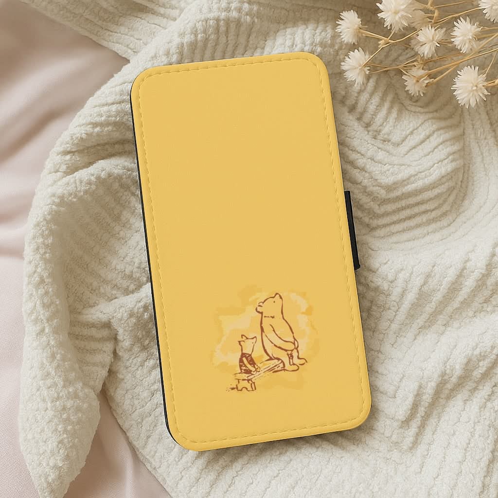 Winnie & Pig Leather Phone Case