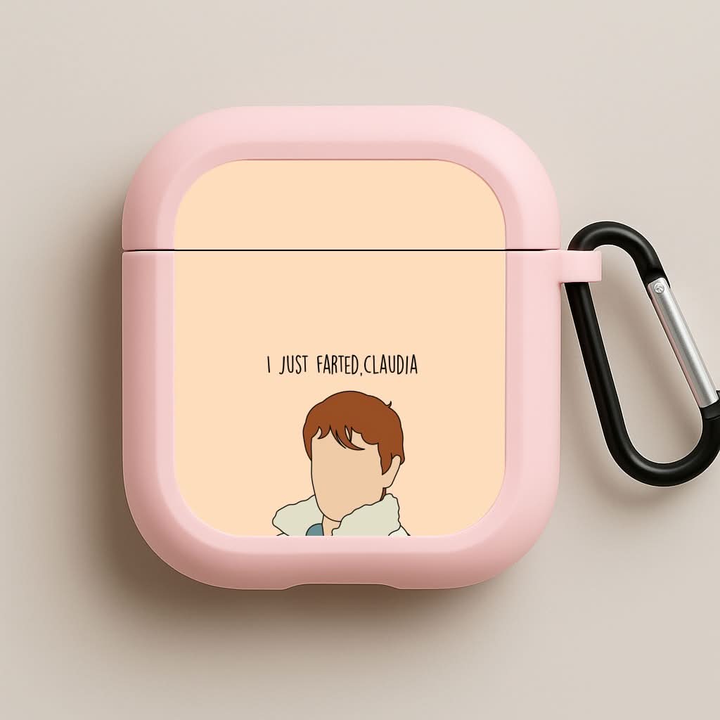 I Just Farted, Claudia Pink AirPods Case