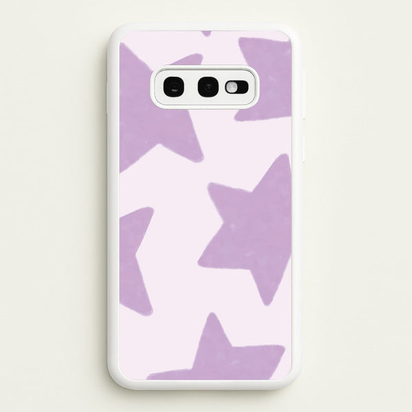 Lilac Stars Galaxy S10e Case