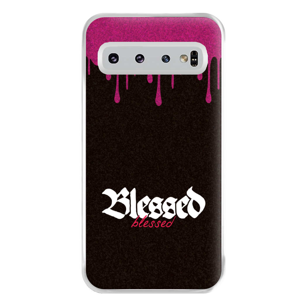 Glitter Blessed Galaxy S10 Plus Case