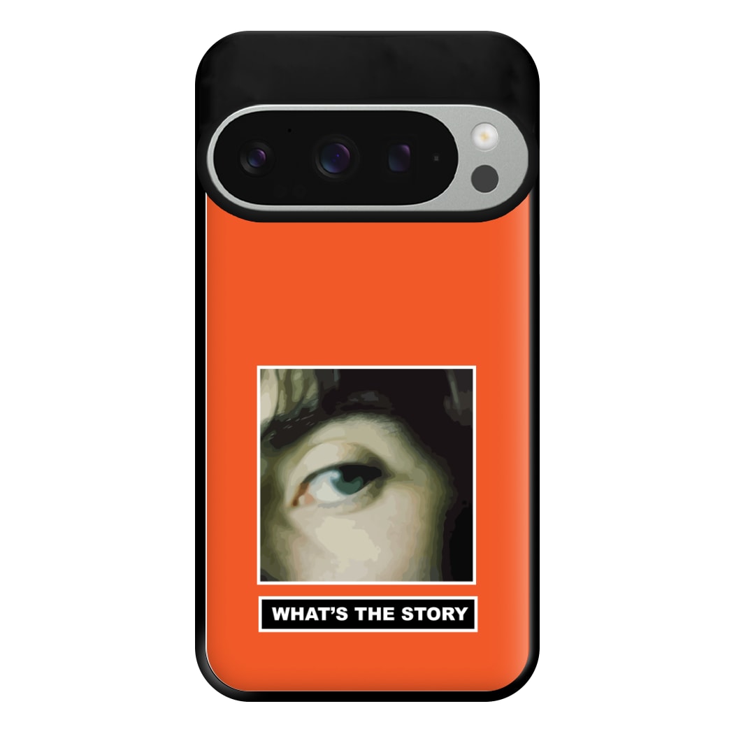 What's The Story Orange Google Pixel 9 / 9 Pro Case