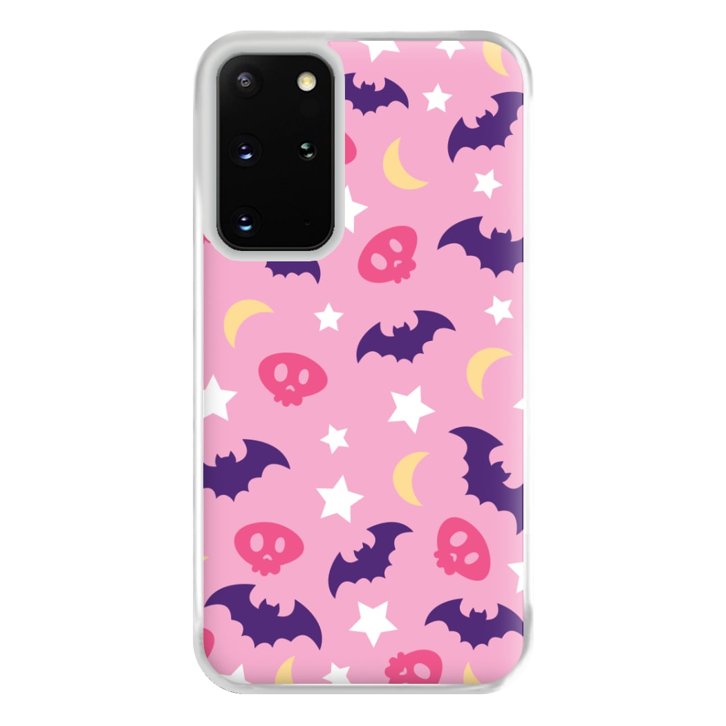 Skull, Bats And Stars Pattern Galaxy S20 Plus Case