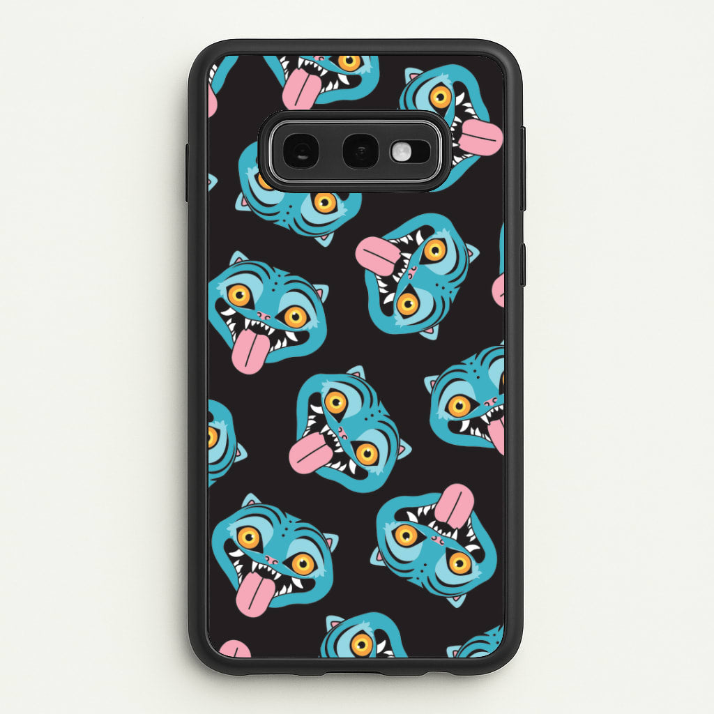 Demon Cat Pattern Galaxy S10e Case