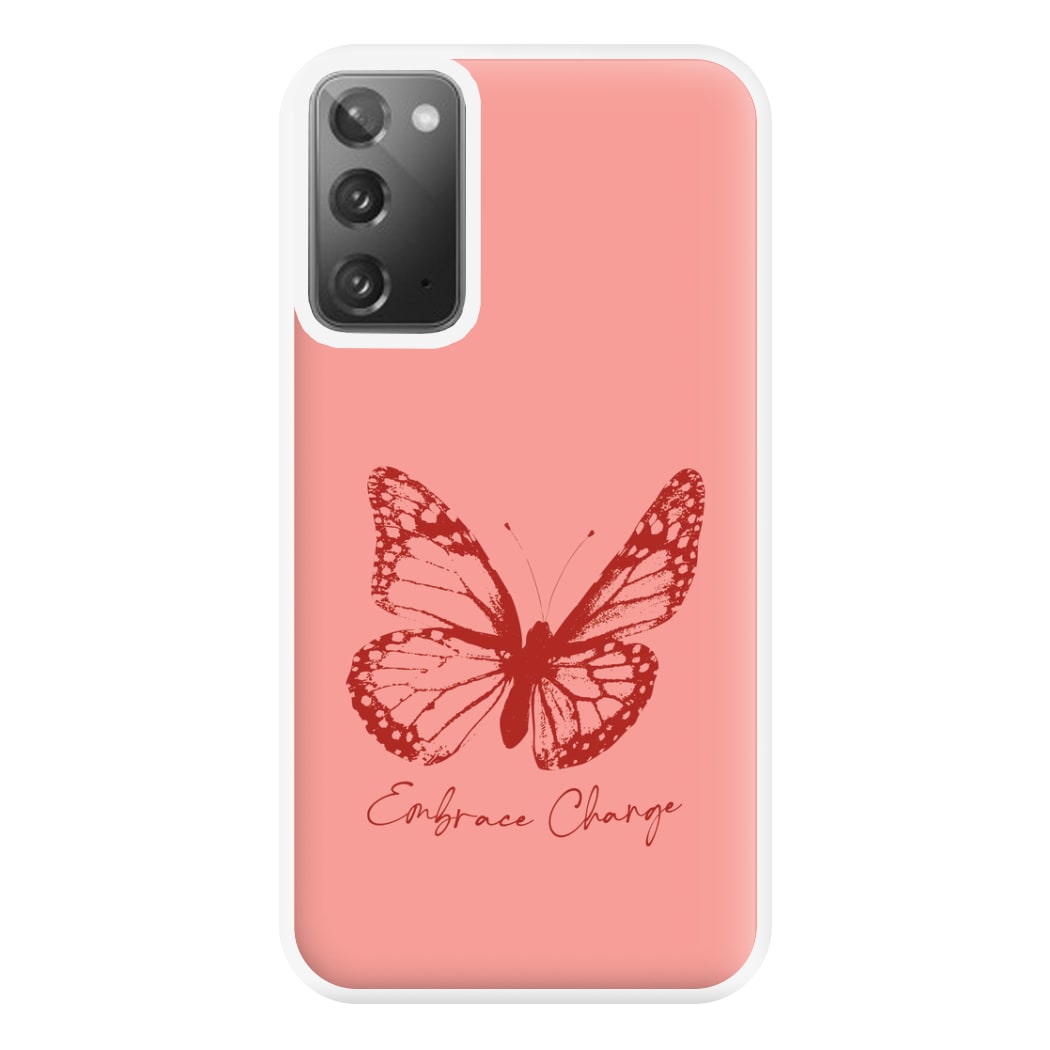 Embrace Change Butterfly Galaxy Note 20 Ultra Case