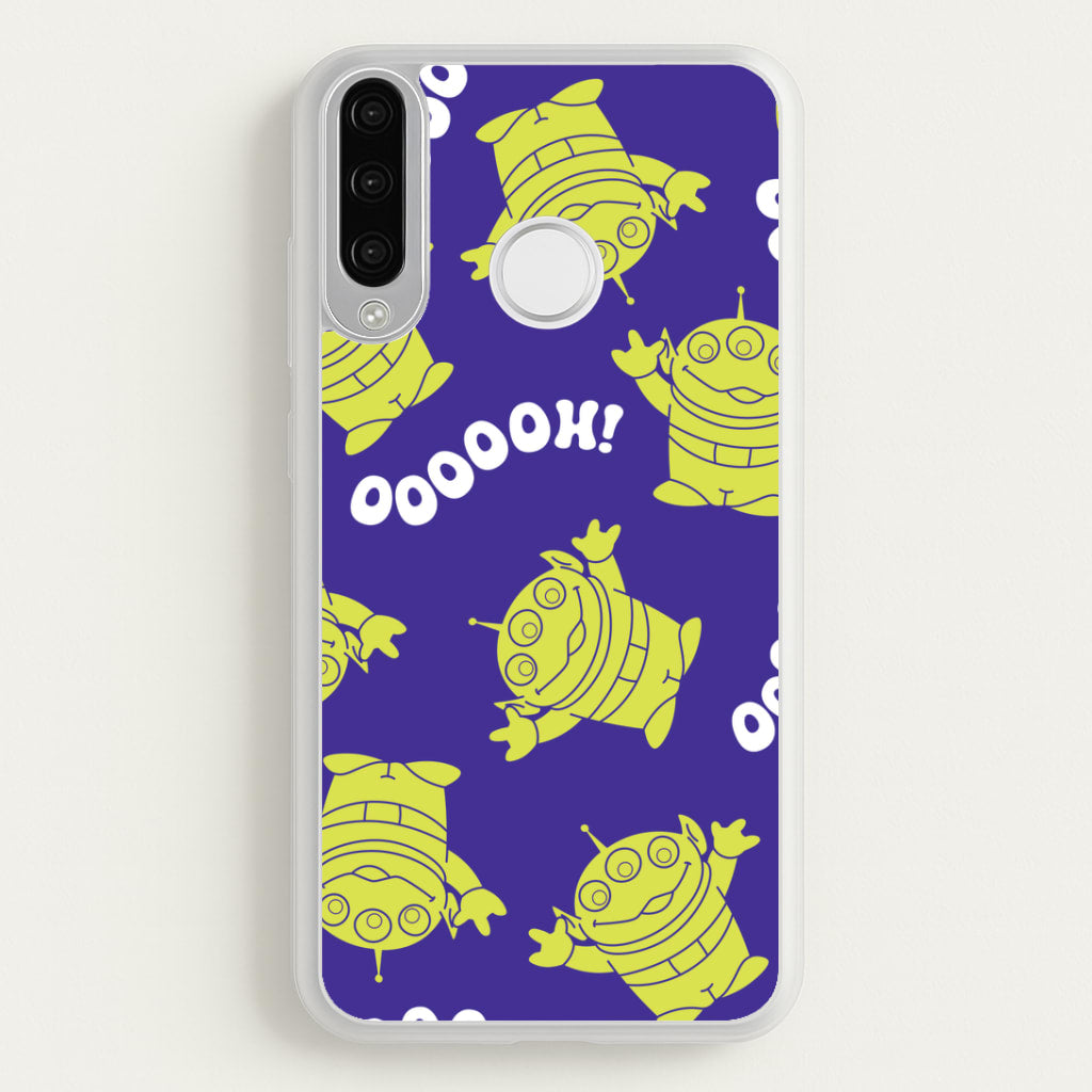 Toy Aliens Silhouette Pattern Huawei P30 Lite Case