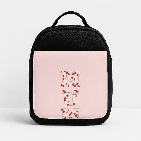 Floral Varsity Mum Insulated Lunch Bag