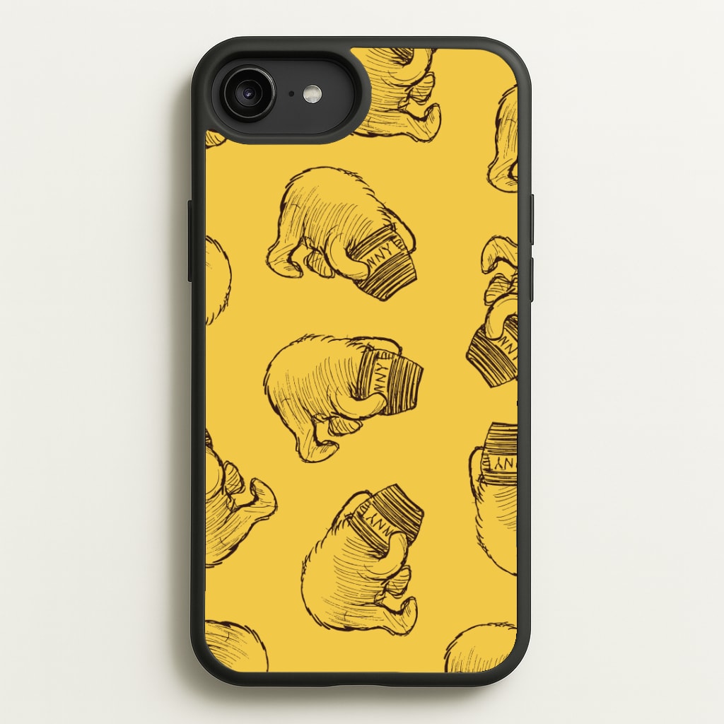 Winnie Honey Pot Pattern iPhone 6 Plus / 7 Plus / 8 Plus Case