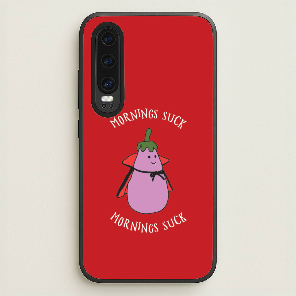 Mornings Suck Plush - Halloween Huawei P30 Case