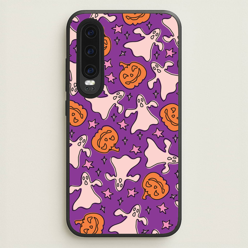 Abstract Halloween Pattern Huawei P30 Case