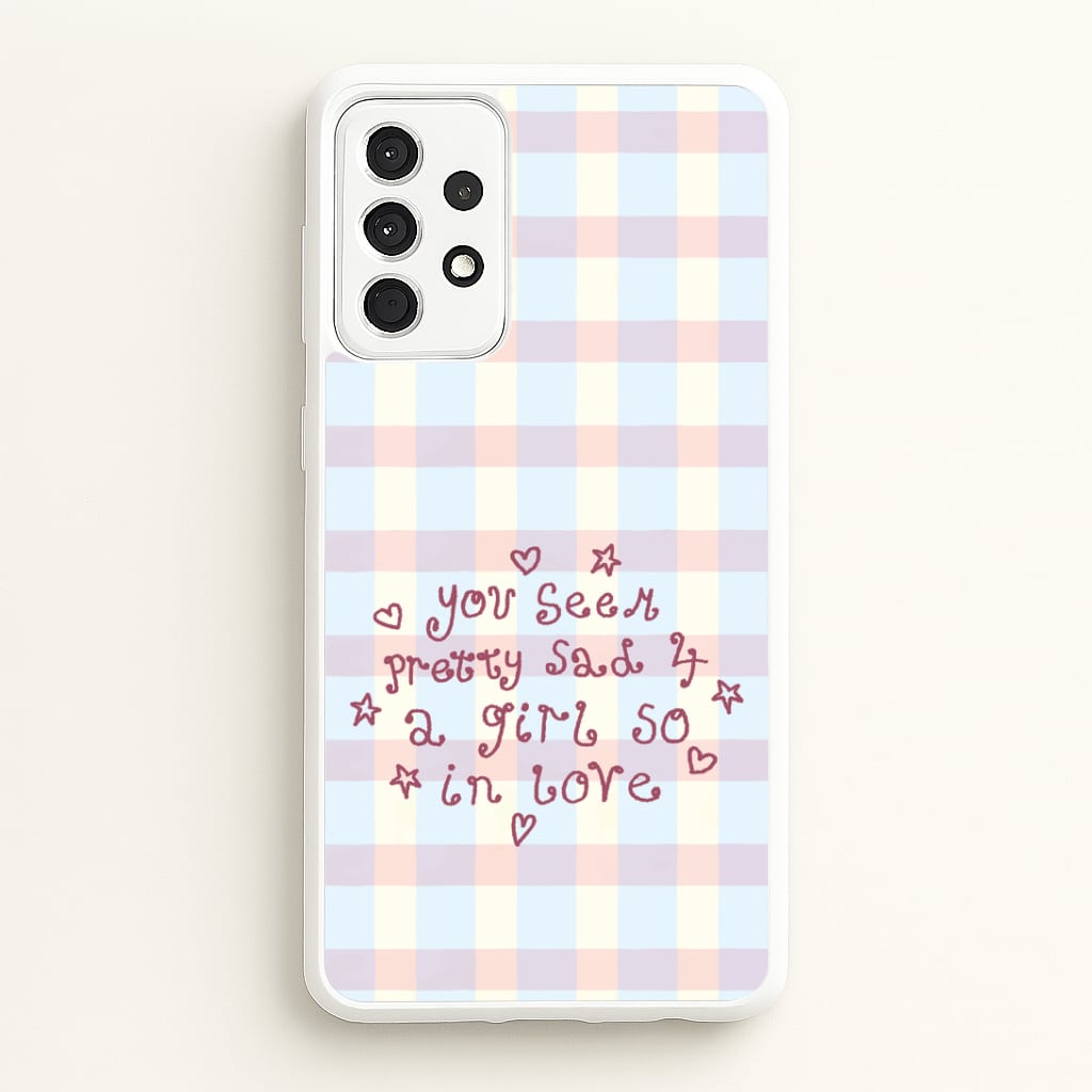 Dreamy Plaid Galaxy A52 / A52s Case