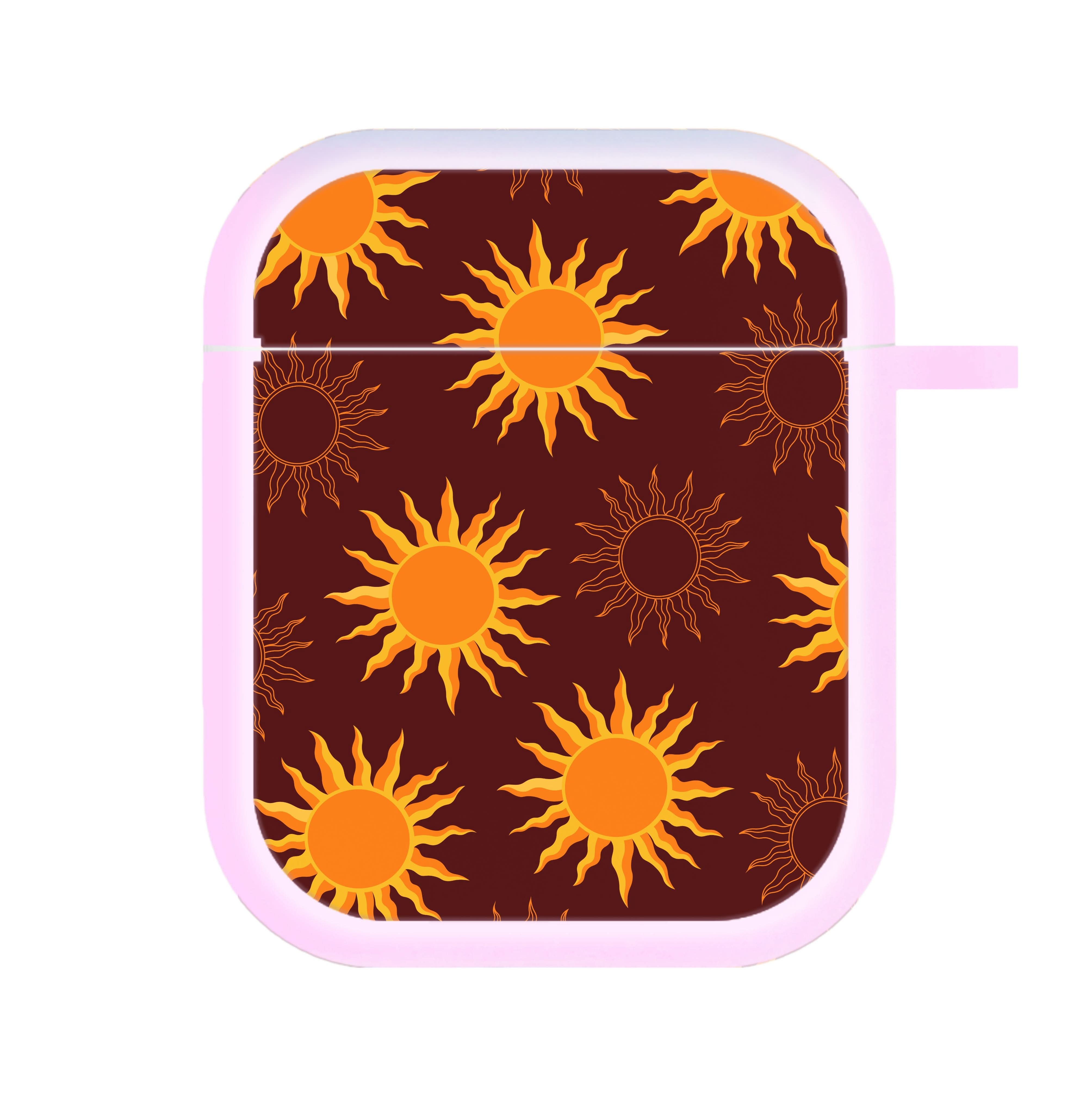 Vintage Sun Pattern AirPods Case