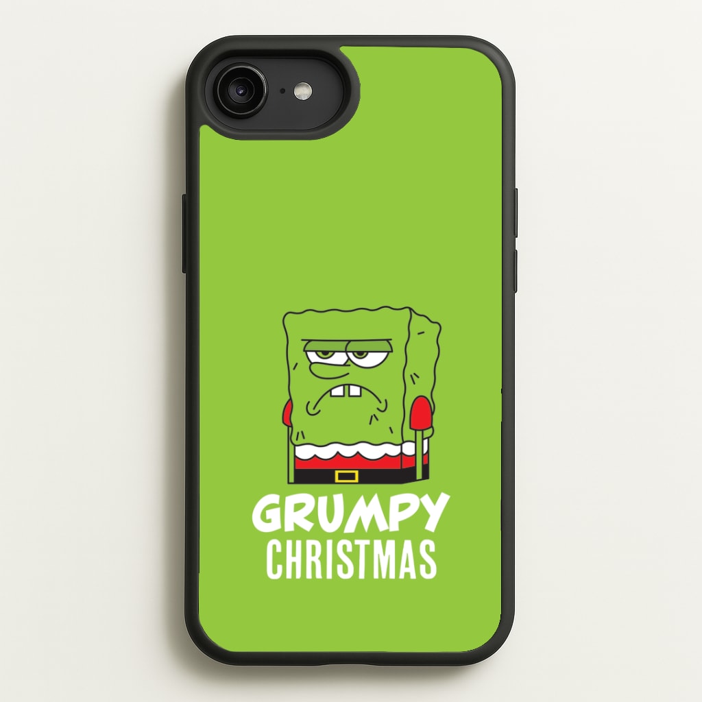 Grumpy Christmas Cartoon Sponge iPhone 6 Plus / 7 Plus / 8 Plus Case