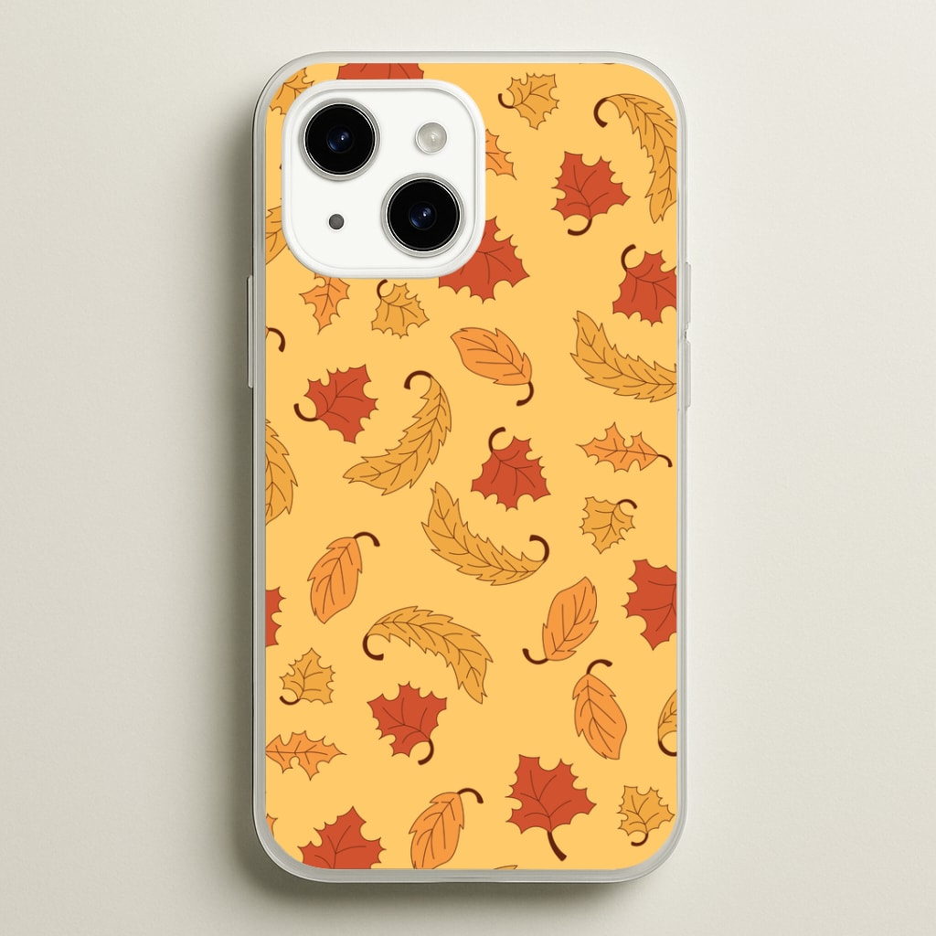 Leaves Assortment Pattern iPhone 14 Plus Case