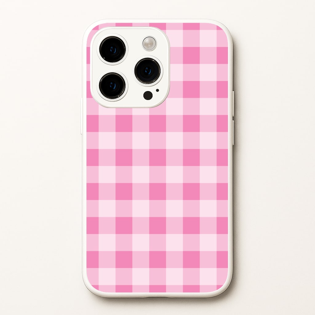 Strawberry Gingham iPhone 15 Pro Max Case