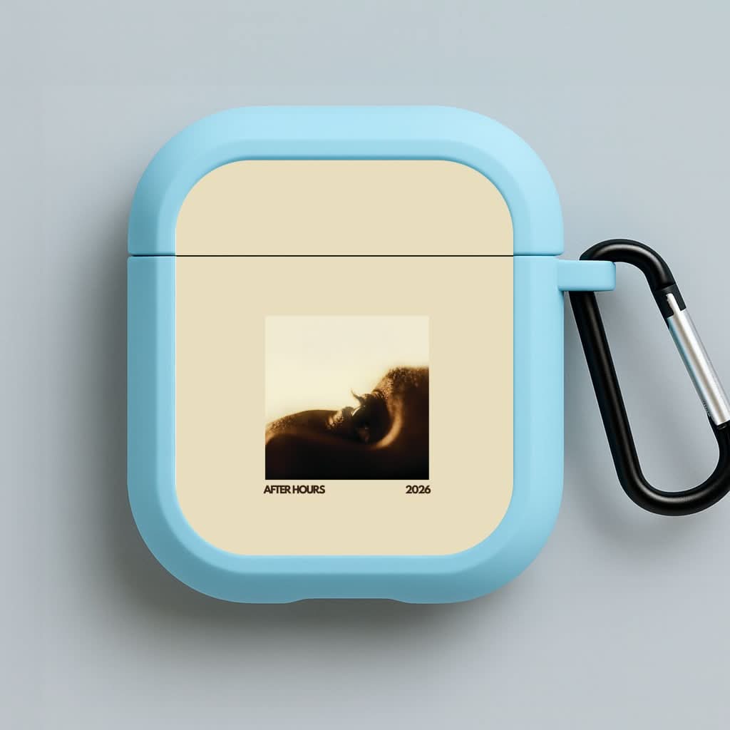 AH Album Blue AirPods Case