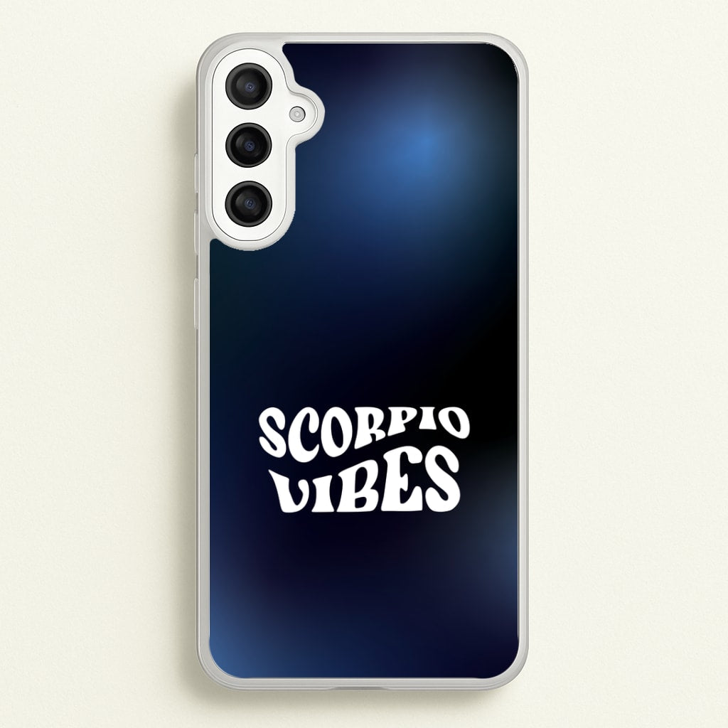 Scorpio Vibes Gradient Zodiac Galaxy A34 Case