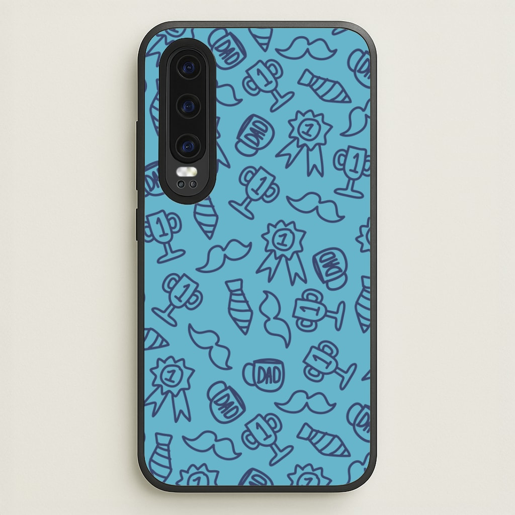 Dad Doodles Pattern Huawei P30 Case